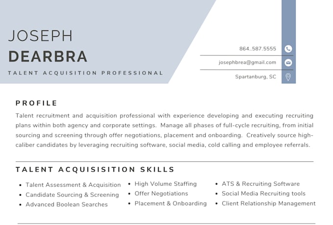 rewrite and optimize your resume and linkedin profile